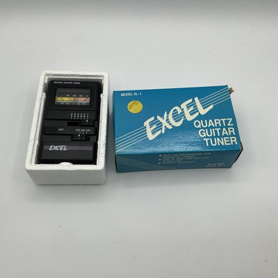 #ad #ad EXCEL Model XL 1 Quartz Guitar Tuner With Stand Unused Open Box $14.99