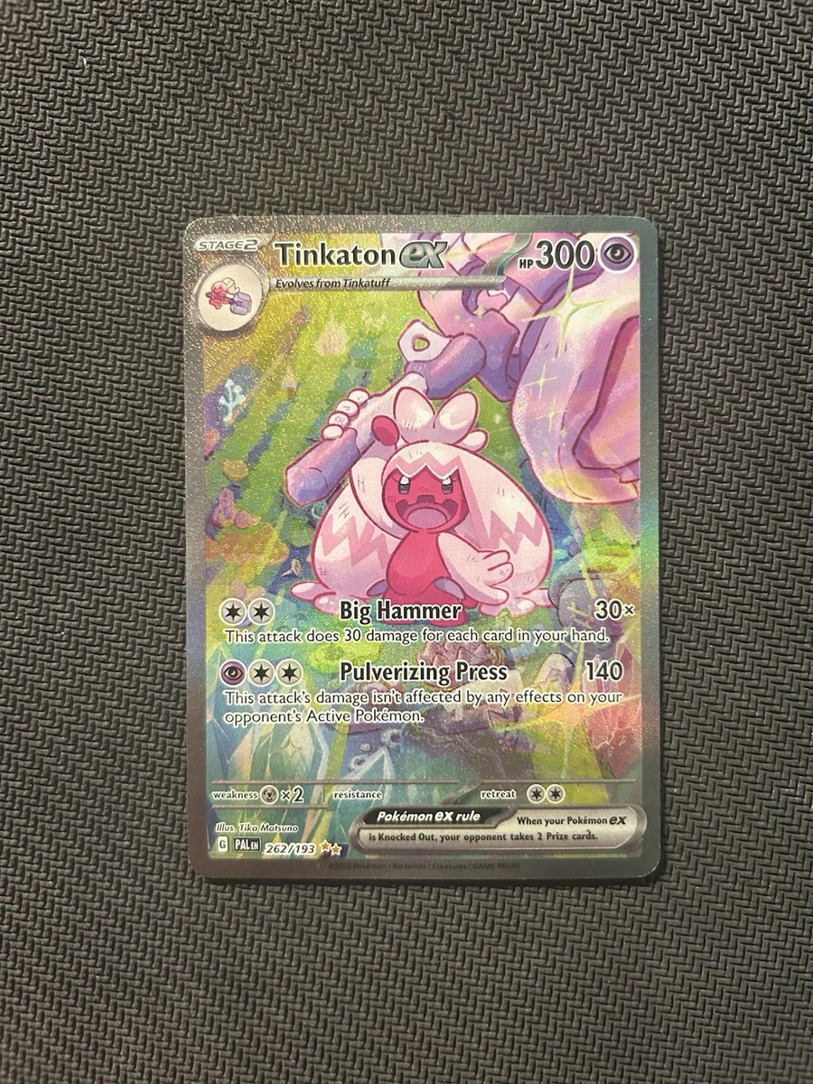 tinkaton ex pokemon card value pokemon SV02: Paldea Evolved Tinkaton ex