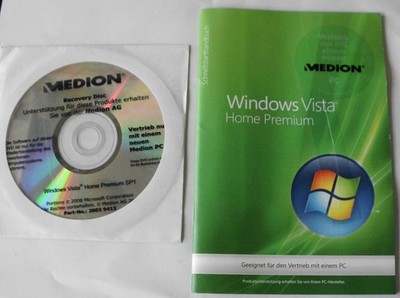 Betriebssystem CD/DVD Windows Vista 64 Bit mit original Installations-Key