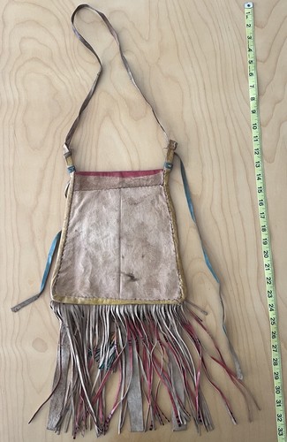 Vintage Tuareg Handcrafted leather Purse / Bag Africa Sahara - Picture 2 of 11