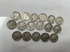 Lot Of 17 1936 Mercury Dimes