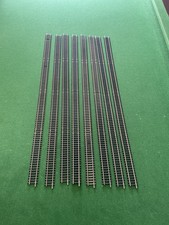 Hornby OO Gauge R603 'Straight Track' Sections, Nickel Silver X8