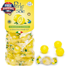 Italian Lemon Drops Hard Candy Individually Wrapped 7.05 Oz Made with Essentia