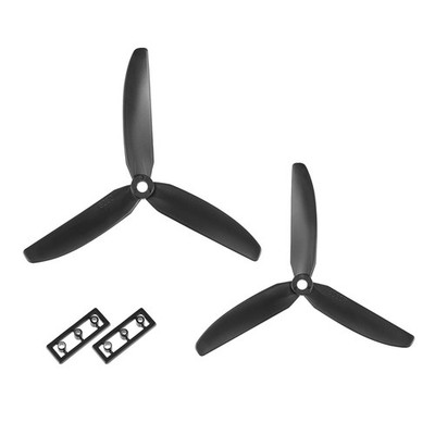 RC Propellers 5x3 Inch 3-Vane Multi-Rotor Aircraft 1 Pair w Adapter Ring