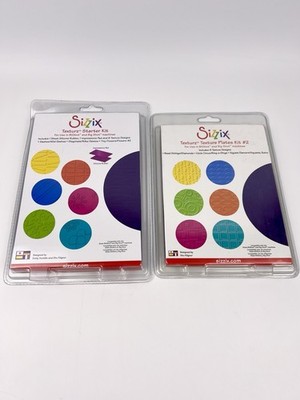 Sizzix Texturz Texture Starter Kit Plates And Plates Kit 2
