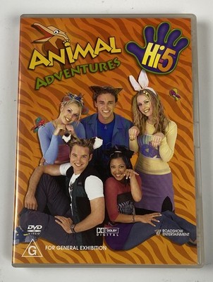 Hi 5 Animal Adventures DVD OG Original Members Cast Vintage 2000 Hi Five Reg 4