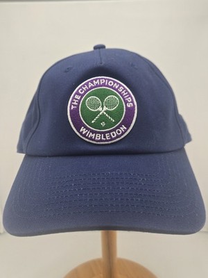 New Wimbledon The Championships Blue Tennis Cap Adult Adjustable Hat