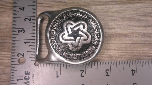 Official belt buckle Licensed by Bi Centennial Administration 1776-1976 Z157 - Picture 2 of 12
