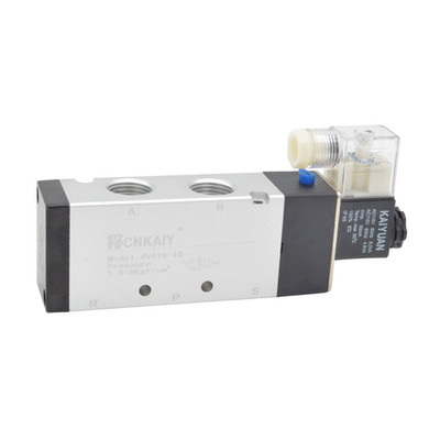 4V410-15 110V AC Pneumatic Air Solenoid Vlave 5 Ports  2 Position   1/2''  Thread