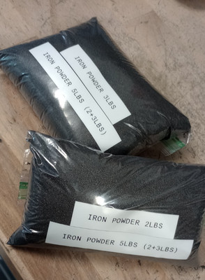 Foundry Grade Iron Oxide Powder 85-95% Pure 30 Mesh 5 Lbs
