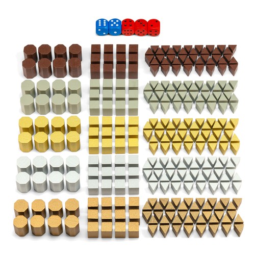 5 Sätze Risiko Holzfiguren 300 Spielfiguren Set 5 Spieler Infanterie aus Holz - Bild 12 von 18