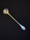 Sterling  Silver Towle Old Newbury 5" Condiment Gold Wash Ladle .6oz No Monogram