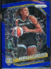 2025 Panini Prizm WNBA Kamilla Cardoso Blue Velocity Prizms Chicago Sky #89