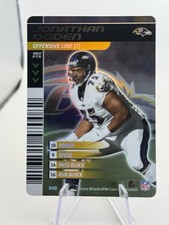 2001 NFL Showdown 1st Edition Jonathan Ogden FOIL Refractor Baltimore Ravens