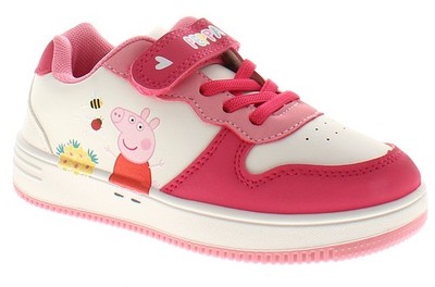 Peppa Pig Mädchen Sportschuhe Klettverschluss rosa UK Größe