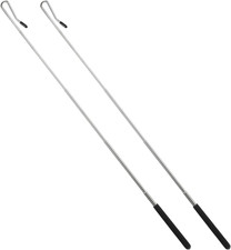 2 Pack Puppet Handles Arm Control Rod, 8-21 inch Extendable Metal Puppet Stick A