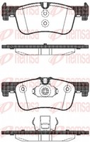 Remsa BremsbeläGe BremsklöTze Vorne FüR BMW 1Er F20 118I 116I 2 Cabriolet F23