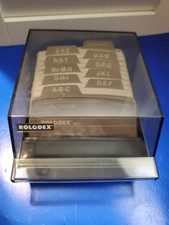 VTG Rolodex Petite Address Telephone File Covered Index Card Organizer S-310 C