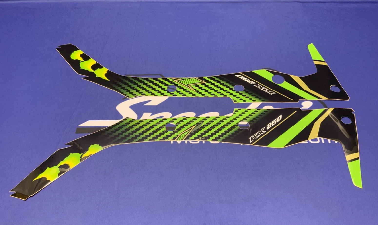 D'COR Visuals Monster Kawasaki Complete Graphic Kit KX250F 2017