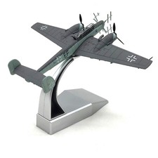WWII German Bf-110 Fighter G-4 Night Fighter 1:100 Alloy Aircraft Simulation