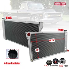 For 1967-1972 Chevy Blazer GMC C K Serie C10 C20 1968 1969 1970 4-Row Radiator
