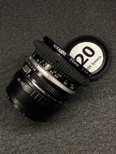 Cine mod Nikkor 20mm f/2.8 Wide Angle for Sony E-Mount Lenses Cine Prime Lens