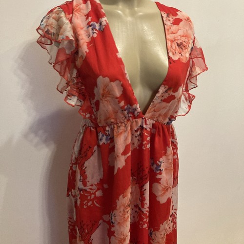 Blush Boutique size 4 multi color floral long dress - Picture 1 of 24
