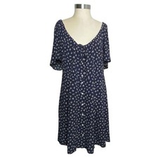 Sezane Vika Mini  Blue Dress Size 10 / 42