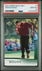 2001 Upper Deck GOLF #1 TIGER WOODS PSA 10 GEM-MINT