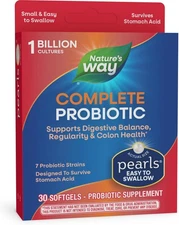 Nature's Way Complete Probiotic Pearls, Supports 30 Count (Pack of 1) 