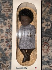 Sasha Baby Doll Girl Dark Complexion Curly Bl...