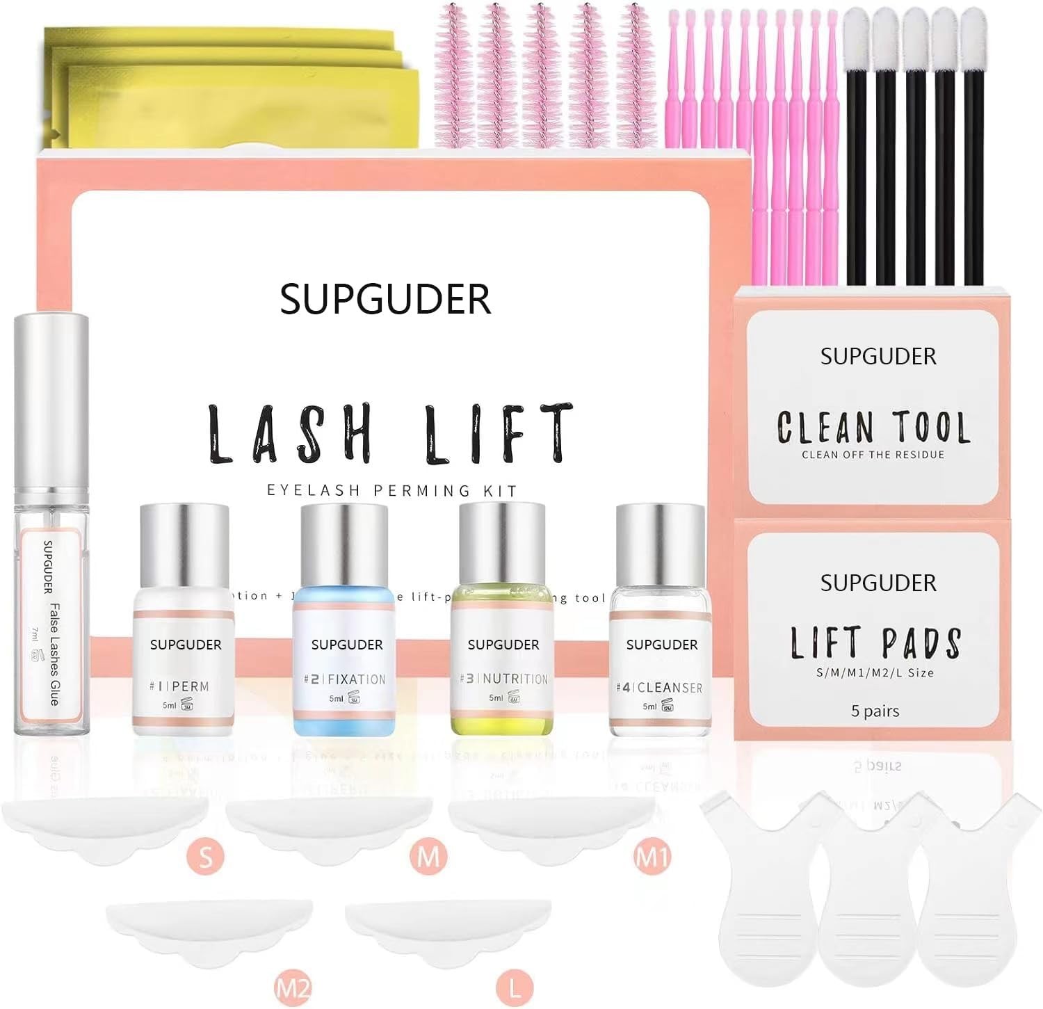 Yimeir Kit Permanente Ciglia 2024: Ciglia Lunghe e Curve Senza Mascara