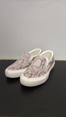 Low Cut Sneakers Model Gray Python Pattern CONVERSE