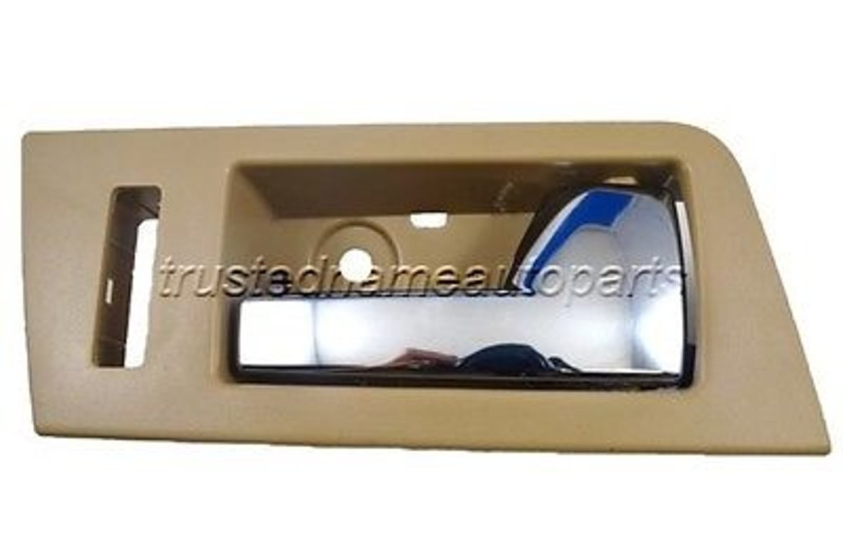fits 2008 to 2012 Ford Escape Interior Door Handle Front Right Beige Chrome