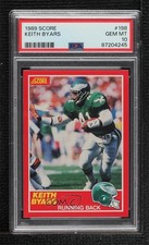 1989 Score Keith Byars #198 PSA 10 GEM MT s6i