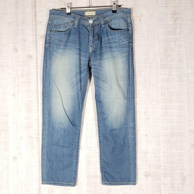 YANUK Straight Denim Pants, Size S [Used Excellent] limited From JAPAN 