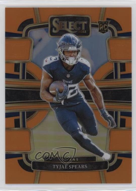 2023 Panini Select Concourse Orange Prizm 21/49 Tyjae Spears #97 03tv