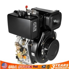Diesel Engine 4 Stroke Single Cylinder Air-cooling Recoil Start 10hp 418cc 186fa