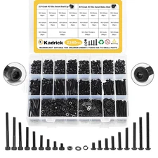 Metric Screws Assortment,2240 Pcs M3 Screws Nuts Washers Assortment M3X4Mm-35Mm,