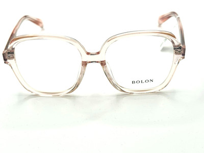BOLON Damen Brille Rosa Transparent   eckig   Neu mit Etikett