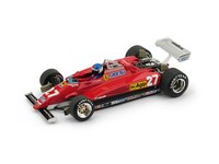 1:43 Brumm Ferrari F1 126 C2 Italy Gp 1982 #27 Patrick Tambay +Driver R287-CH Mo