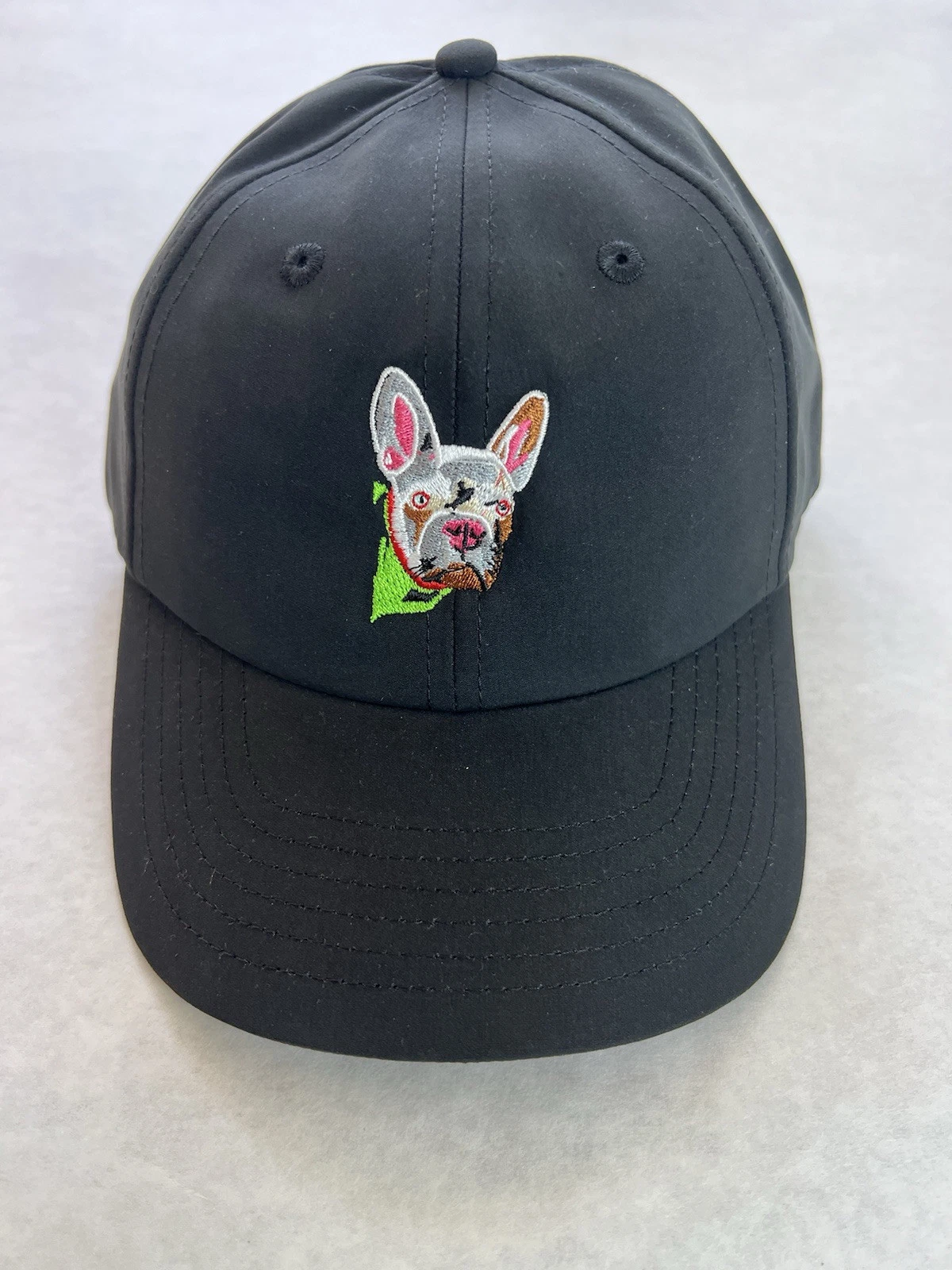 Unisex Frenchie Baseball Cap Adjustable Frenchie Dog Outdoor Sport Dad Hat