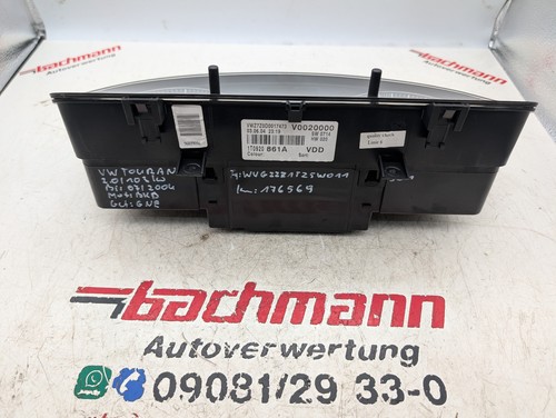 Tacho Kombiinstrument VW Touran BJ:07/04  1T0920861A  176569Km