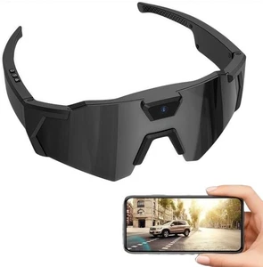 1080P HD Camera Sunglasses Polarized Lens Hands-Free Video Recorder for Sports