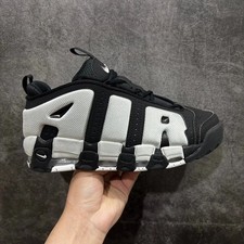 Size 7-11 DS Nike Air More Uptempo Black and Grey Men's Sports shoes FZ3055-001
