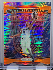 2024 Panini Prizm WNBA Fireworks Orange Pulsar Prizm /75 Allisha Gray #6