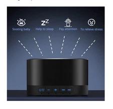 Magicteam Sound Machine SN-A1 Black Noise Machine Sleep Sound Timer Therapy