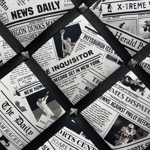 Picture, Memo, Pin, Ribbon Board Football Newspaper Theme Wall Hanging - Picture 2 of 6