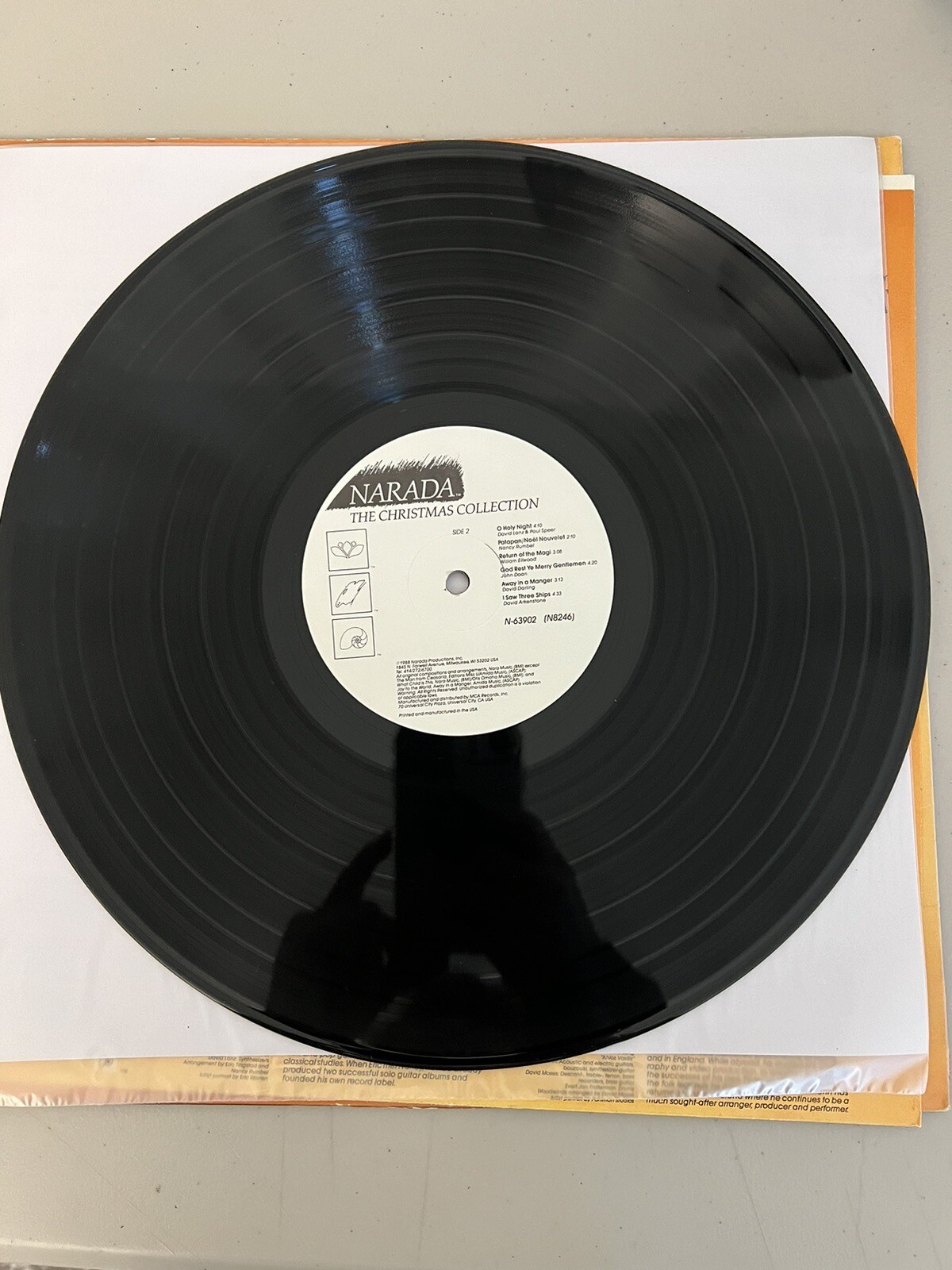 Various "The Christmas Collection" VINYL LP 1988 Narada Gold Stamp