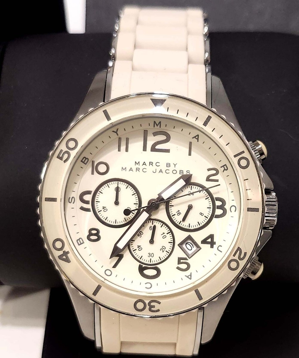 【aaa12月10日まで】新品！MARK BY MARK JACOBS New Marc Jacobs Rock Chronograph Watch MBM2580 Mens Japan